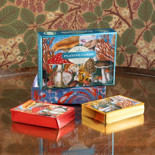 eeBoo Piece & Love Mushroom Playing Card Decks